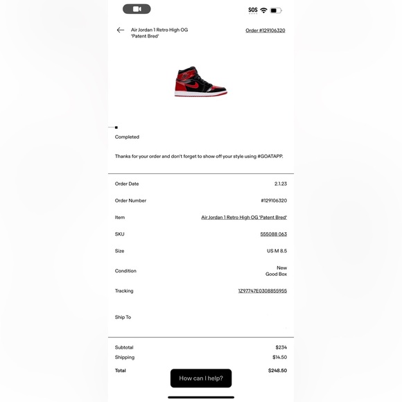 Jordan 1’s High OG ‘Patent Bred’ - Picture 8 of 8